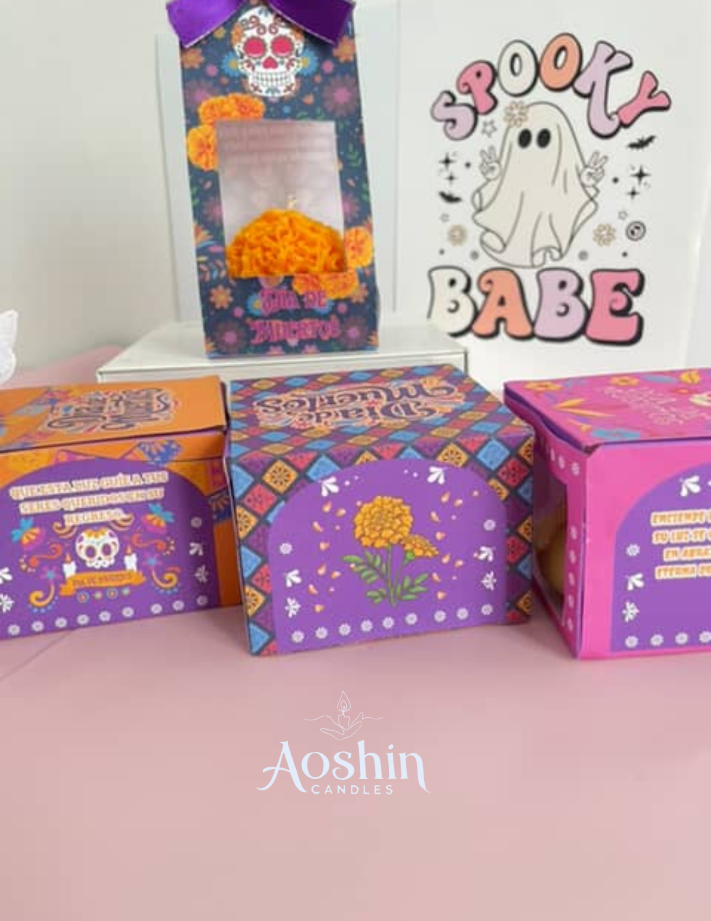 PLANTILLAS CAJAS DÍA DE MUERTOS EDITABLES EN CANVA