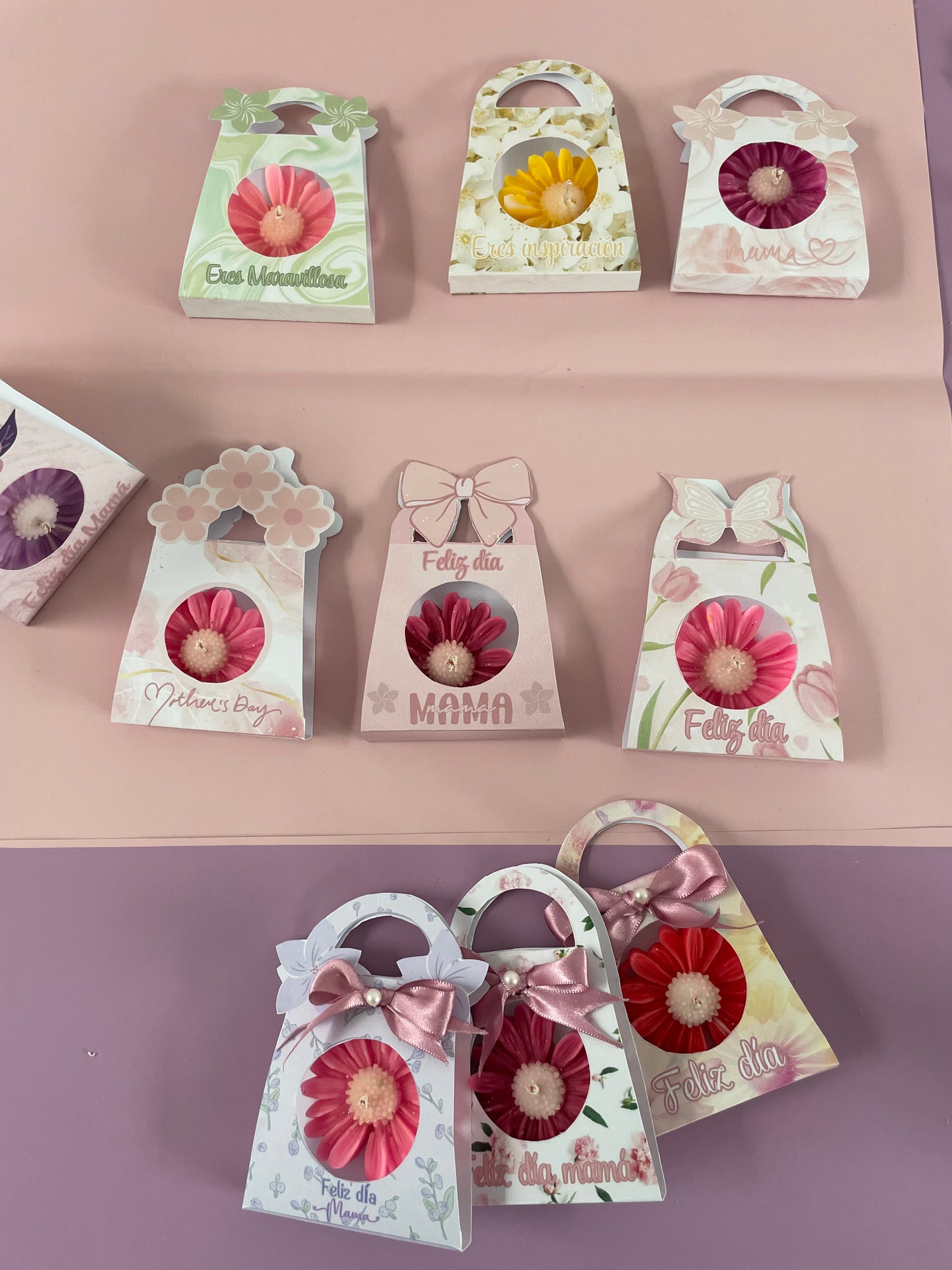 Plantillas Bolsitas Día De Las Madres