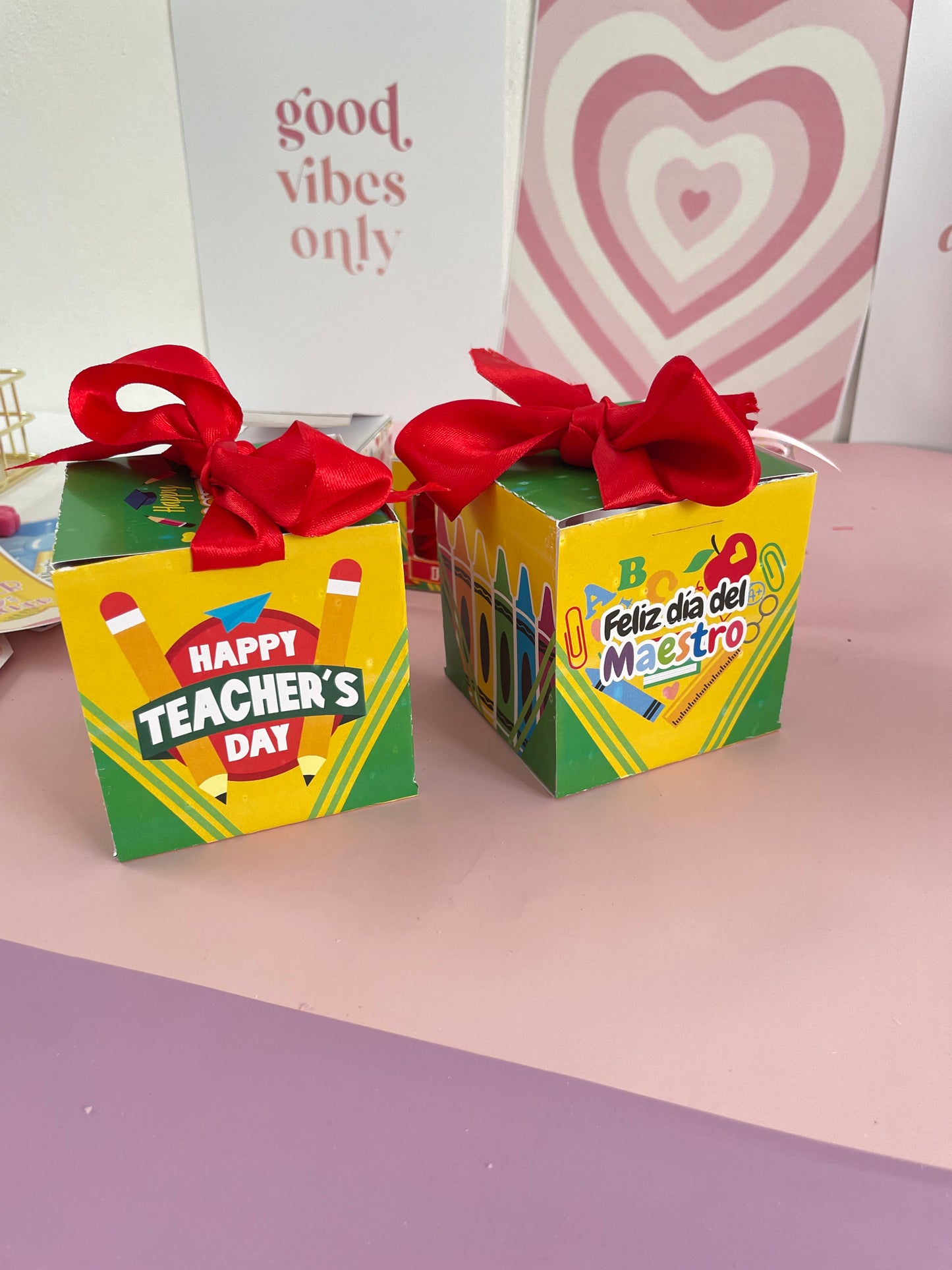 Plantillas cajas día del maestro