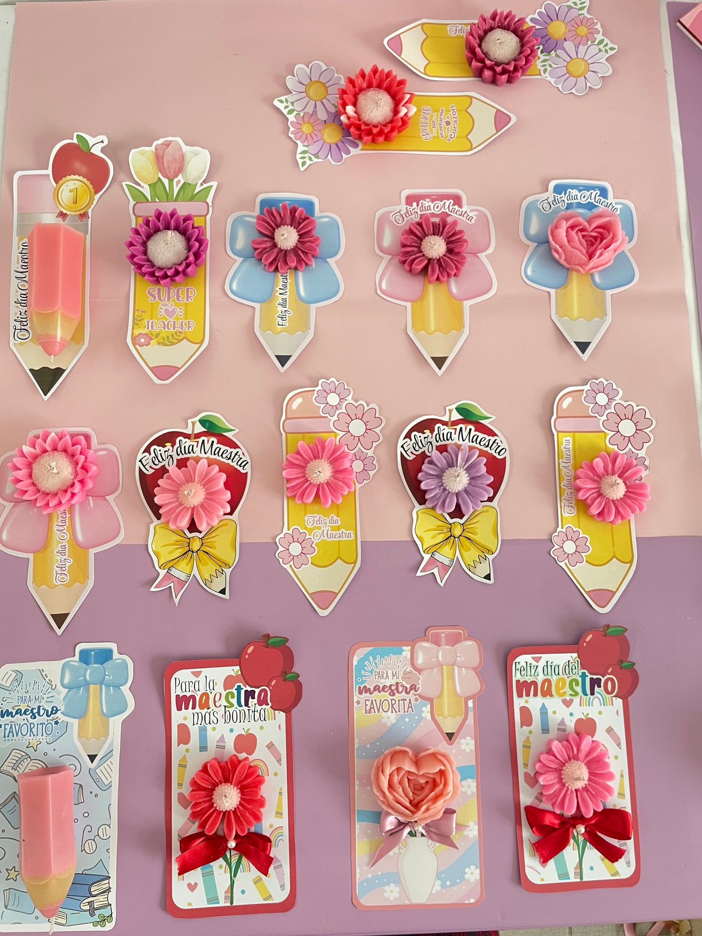 Plantillas Tarjetas día del maestro