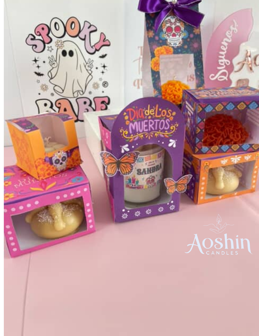 PLANTILLAS CAJAS DÍA DE MUERTOS EDITABLES EN CANVA