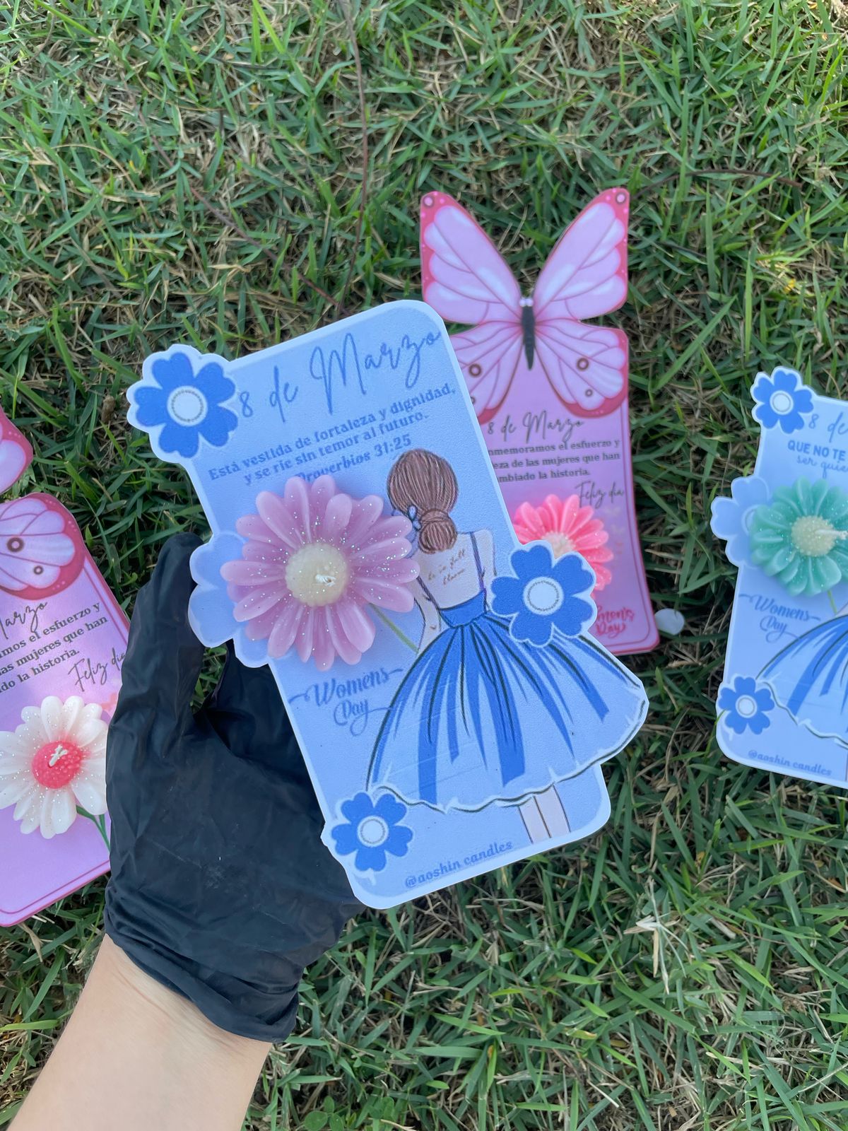 Plantilla Tarjetas Día De La Mujer 8M