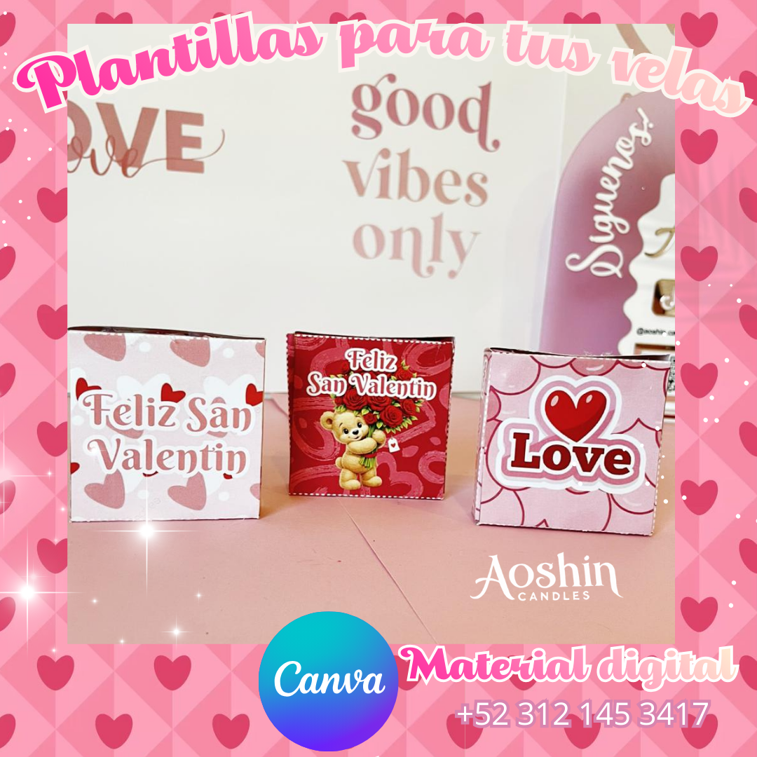 Plantillas de Cajas Para Margaritas san valentin